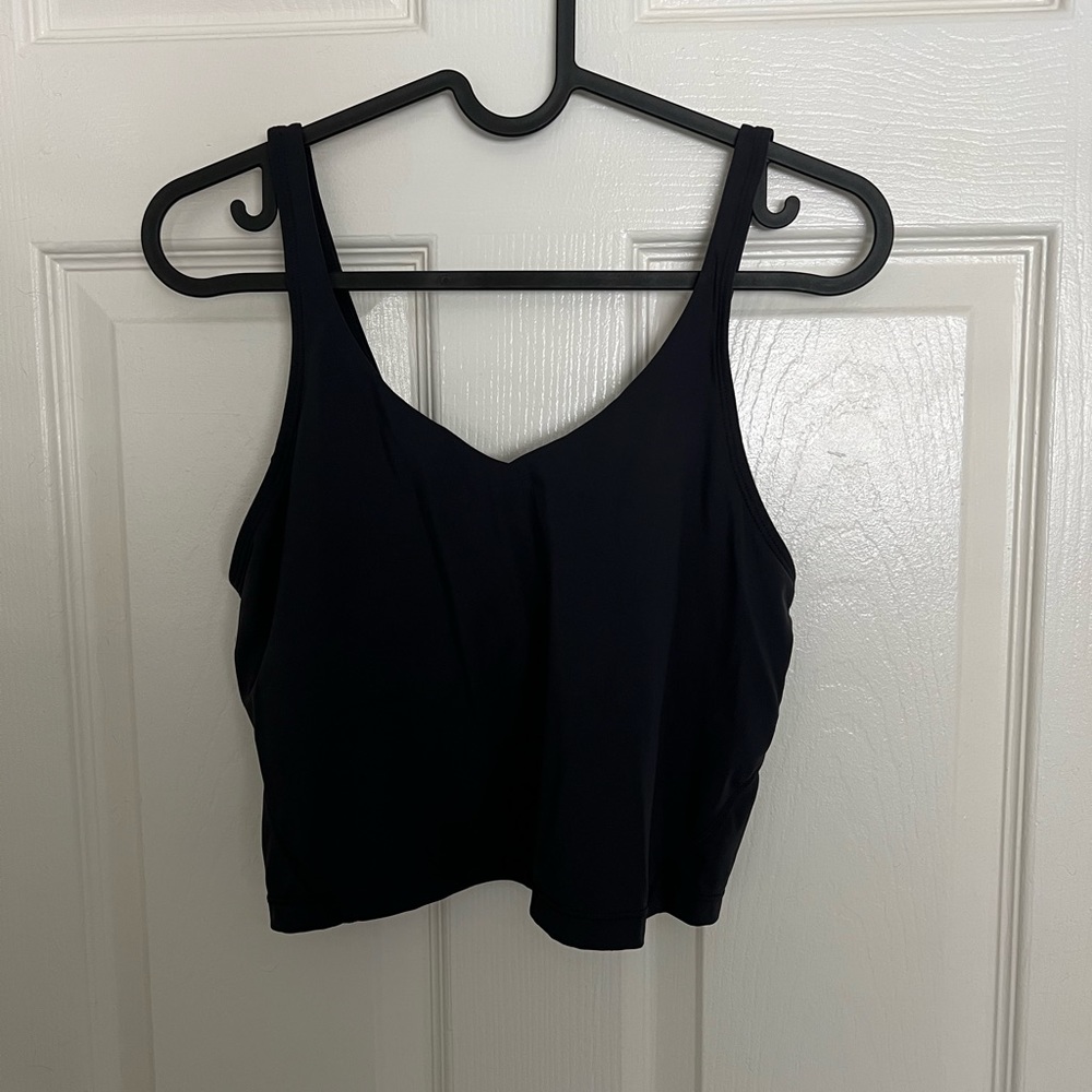 Navy Blue Workout Tank Top